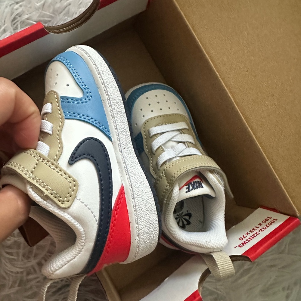Nike Kids' Blue and Red Sneakers